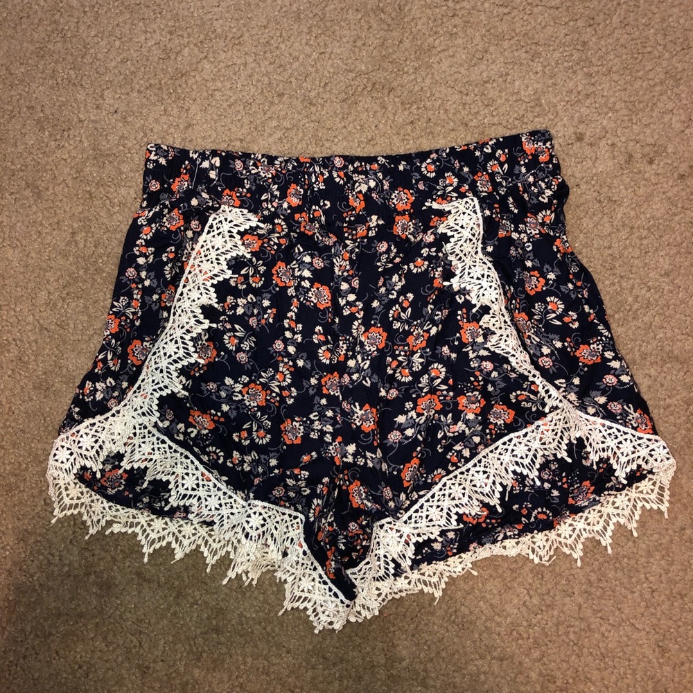 Charlotte Russe flowy shorts
